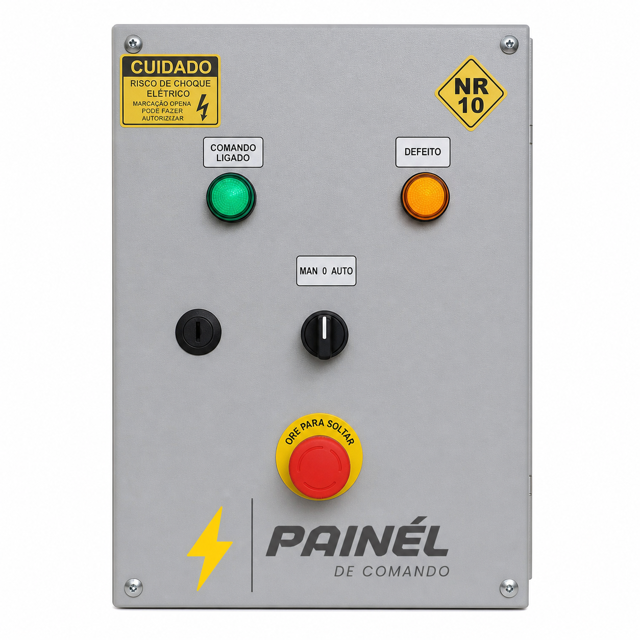 Painel Bomba de Incêndio 15CV + Jockey 3CV 220V
