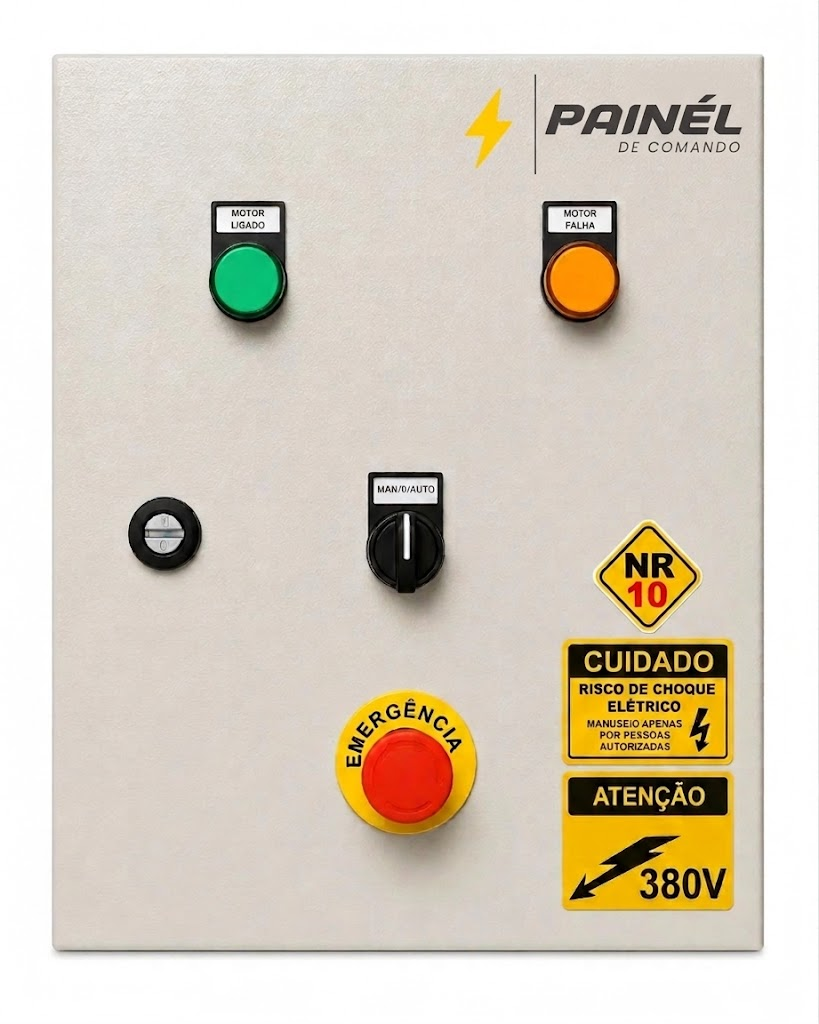 Painel Estrela Triângulo 10CV 220V Compressor