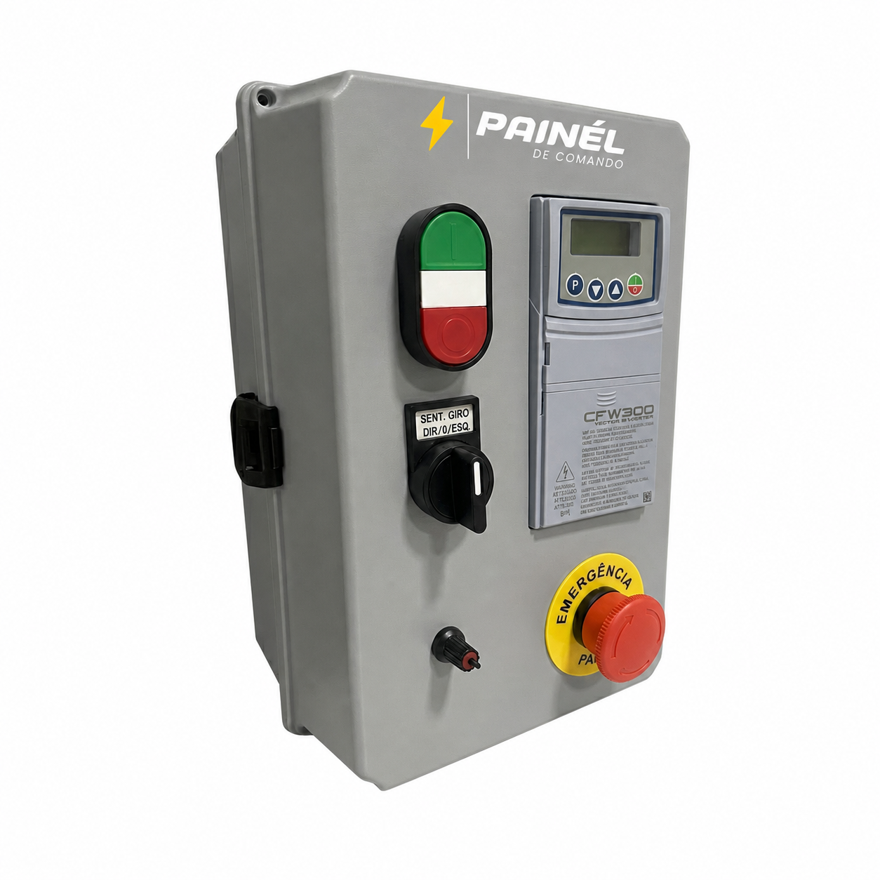 Painel com Inversor CFW300 2CV 220V Mono | Painel de Comando